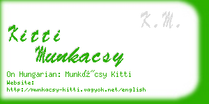 kitti munkacsy business card